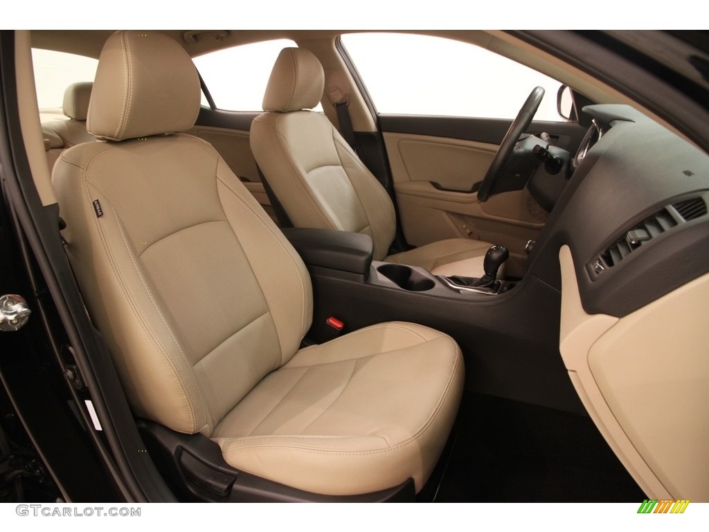 2012 Optima EX - Ebony Black / Beige photo #12