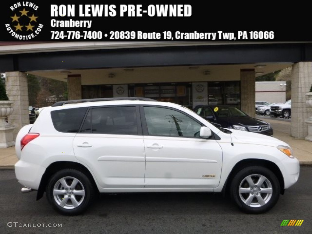 2007 RAV4 Limited 4WD - Super White / Taupe photo #1