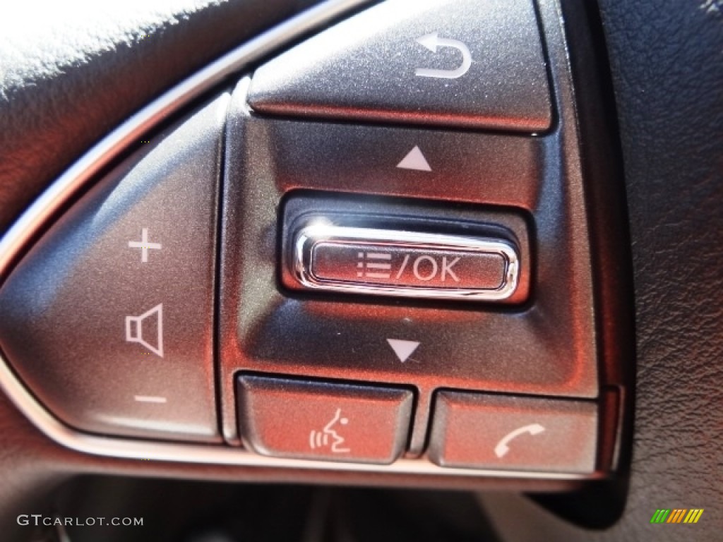 2015 Q50 Hybrid Premium - Hagane Blue / Stone photo #22
