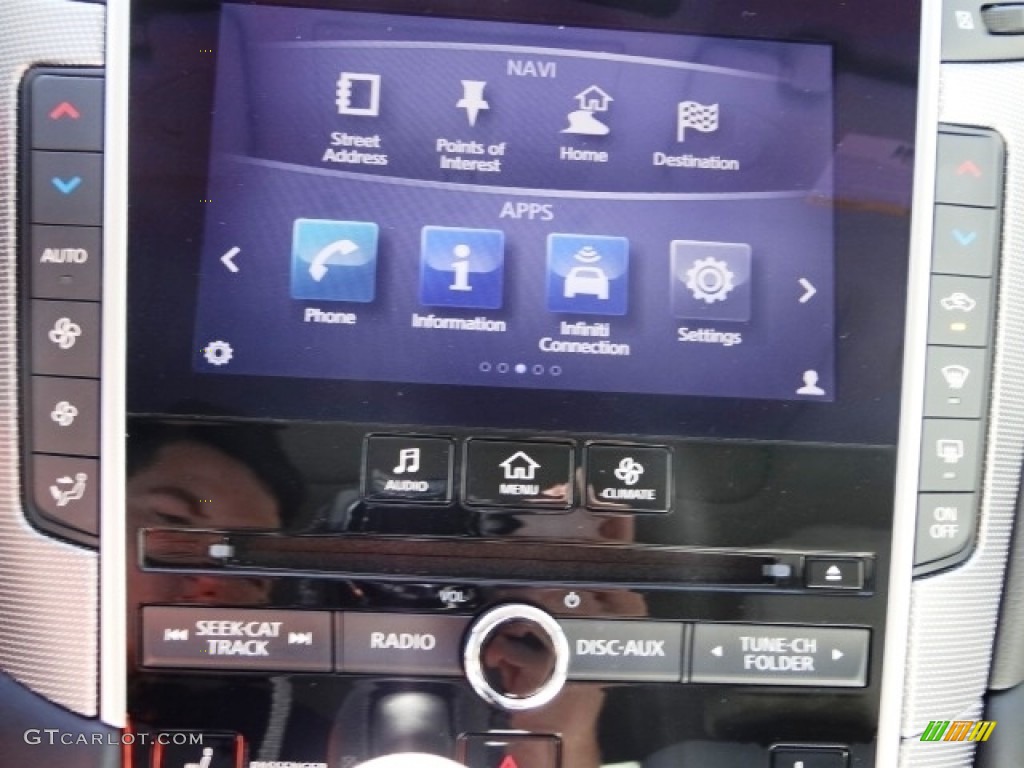 2015 Q50 Hybrid Premium - Hagane Blue / Stone photo #28