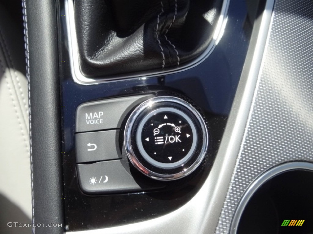 2015 Q50 Hybrid Premium - Hagane Blue / Stone photo #31