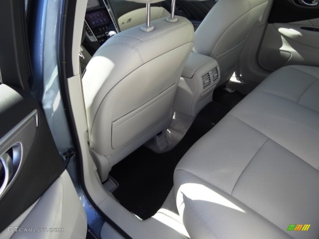 2015 Q50 Hybrid Premium - Hagane Blue / Stone photo #36
