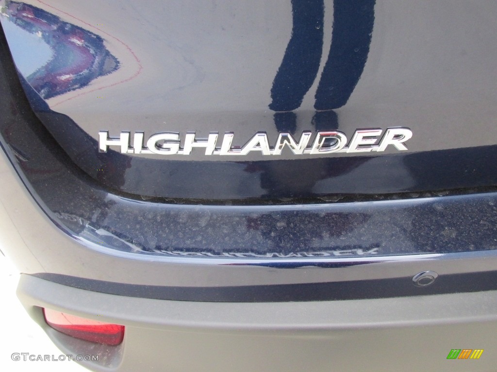 2016 Highlander Limited - Nautical Blue Metallic / Ash photo #13