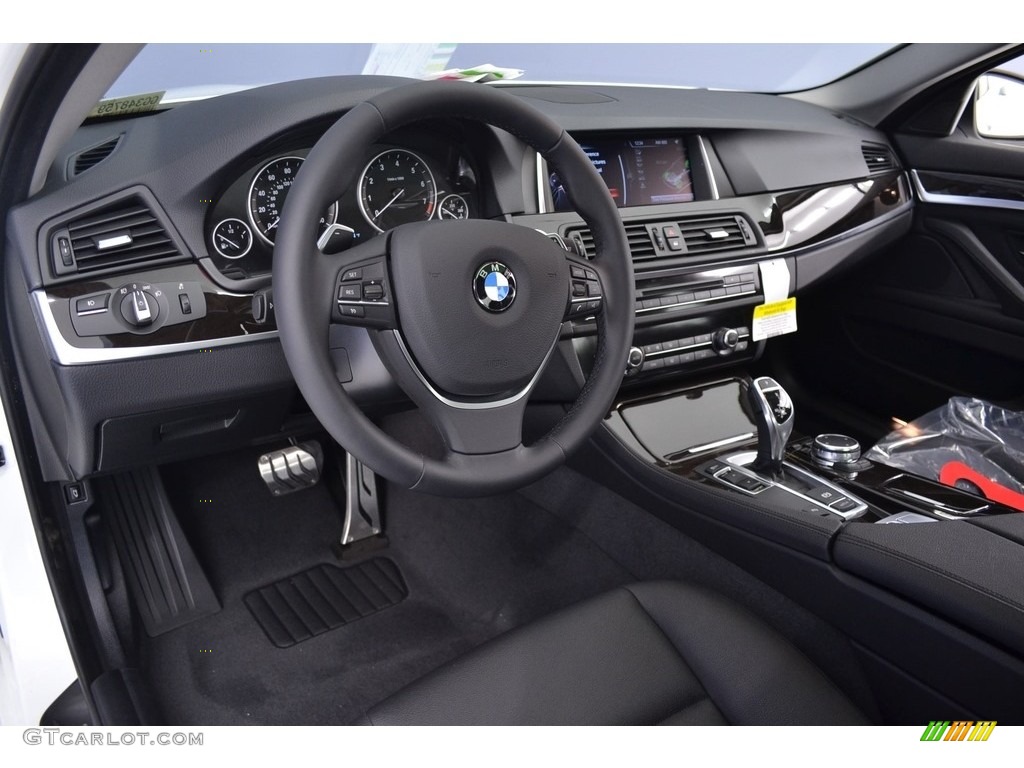 2016 5 Series 528i Sedan - Alpine White / Black photo #6