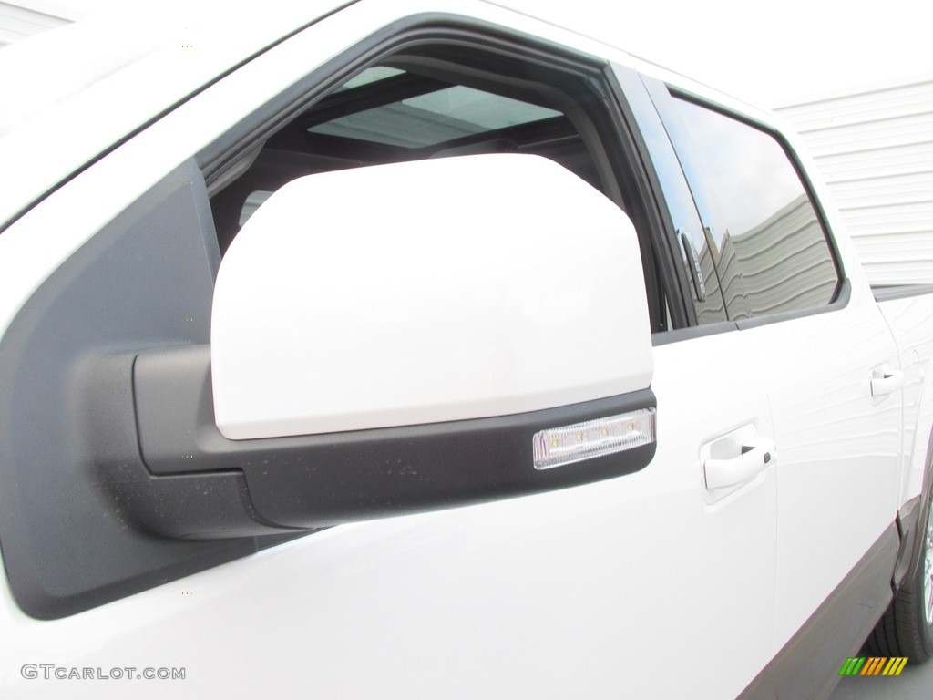 2016 F150 Lariat SuperCrew - White Platinum / Black photo #12
