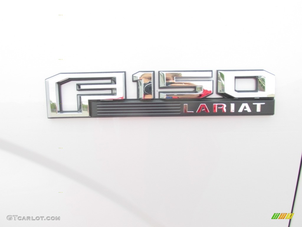 2016 F150 Lariat SuperCrew - White Platinum / Black photo #13