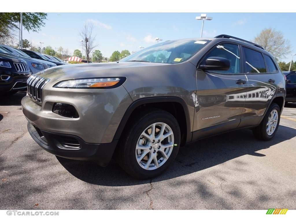 2016 Cherokee Sport - Light Brownstone Pearl / Black/Light Frost Beige photo #1