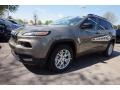 Light Brownstone Pearl 2016 Jeep Cherokee Sport Exterior
