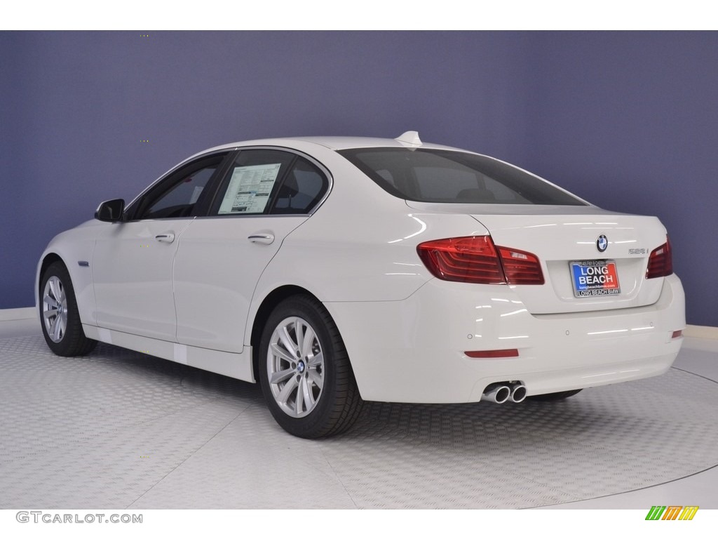 2016 5 Series 528i Sedan - Alpine White / Black photo #4