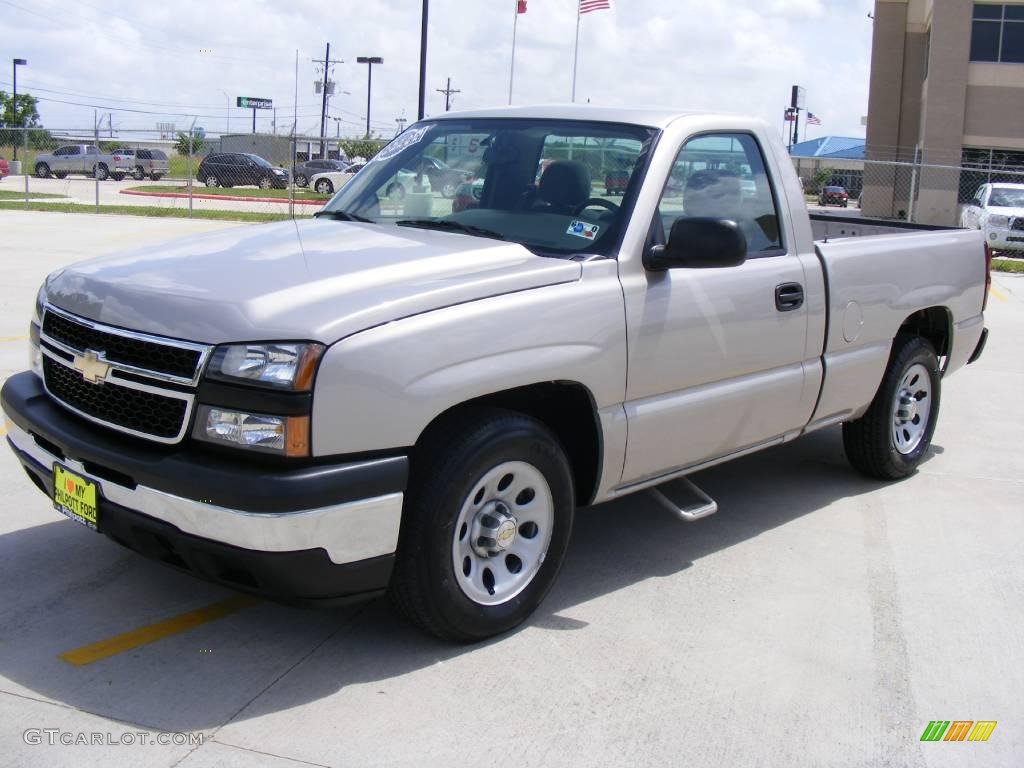2006 Silverado 1500 LS Regular Cab - Silver Birch Metallic / Dark Charcoal photo #7