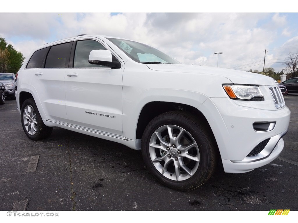 Bright White 2016 Jeep Grand Cherokee Summit Exterior Photo #111878257