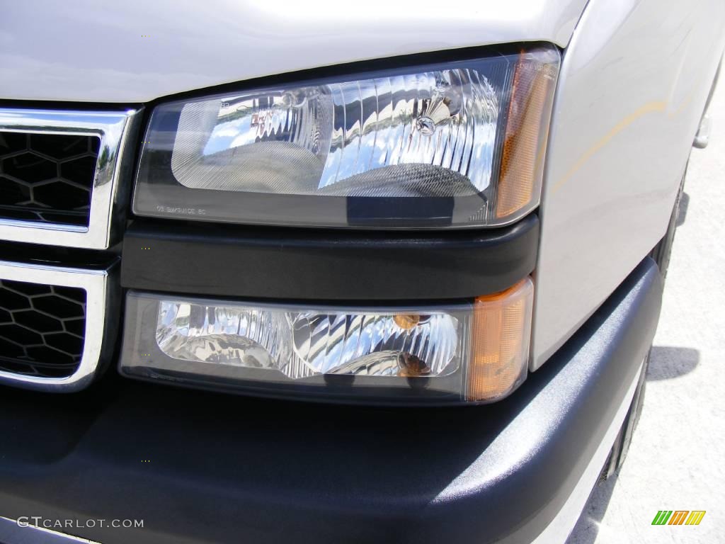 2006 Silverado 1500 LS Regular Cab - Silver Birch Metallic / Dark Charcoal photo #10