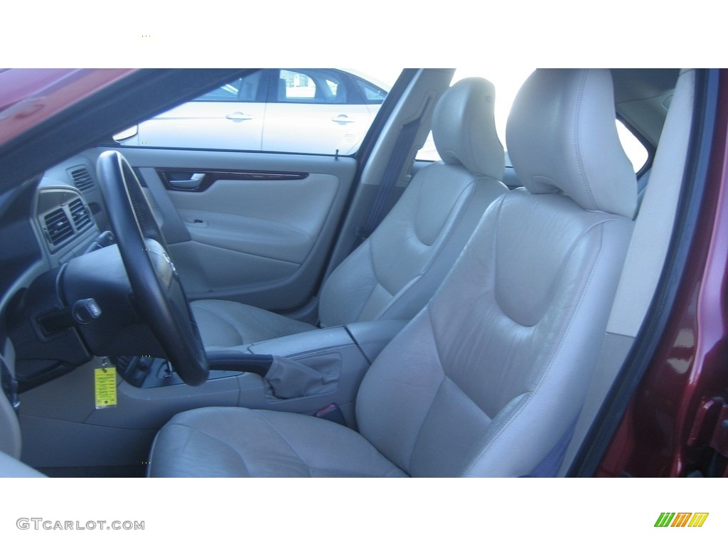 2004 S60 2.5T - Ruby Red Metallic / Beige/Light Sand photo #5