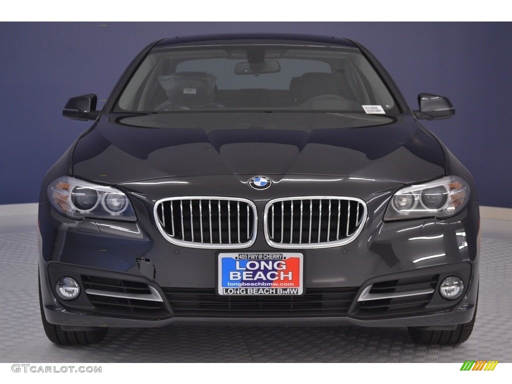 2016 5 Series 535i Sedan - Dark Graphite Metallic / Black photo #2