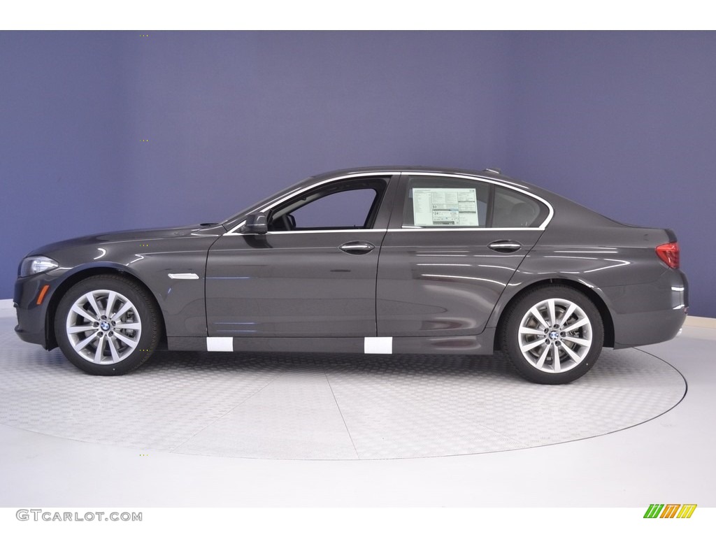 2016 5 Series 535i Sedan - Dark Graphite Metallic / Black photo #3