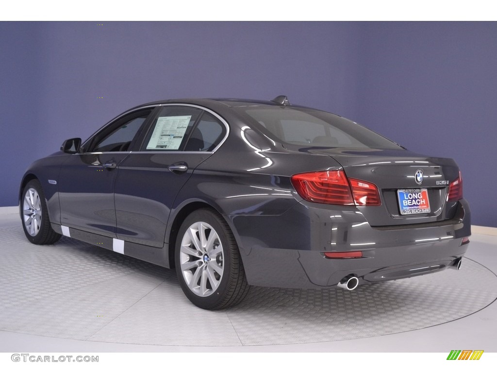 2016 5 Series 535i Sedan - Dark Graphite Metallic / Black photo #4