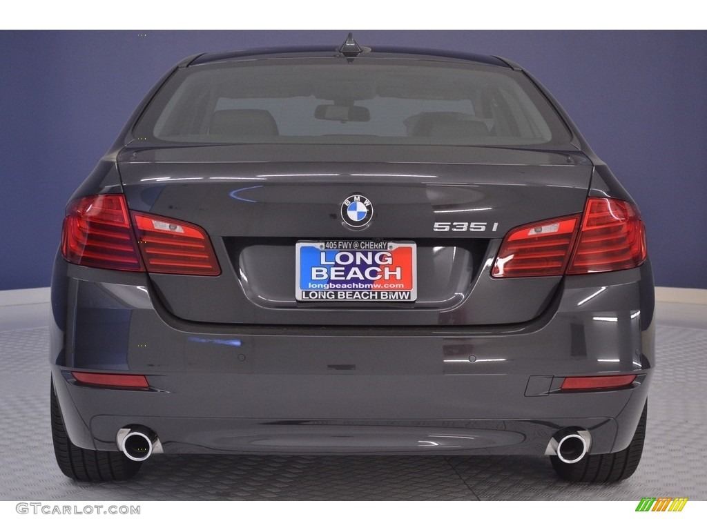 2016 5 Series 535i Sedan - Dark Graphite Metallic / Black photo #5