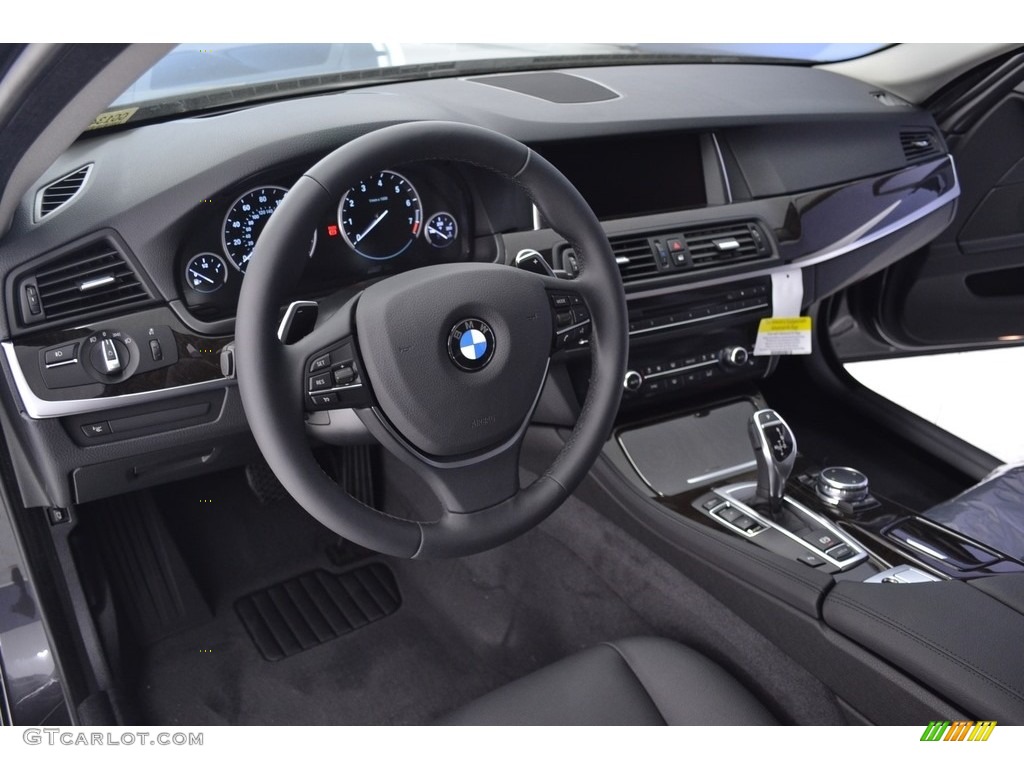 2016 5 Series 535i Sedan - Dark Graphite Metallic / Black photo #6