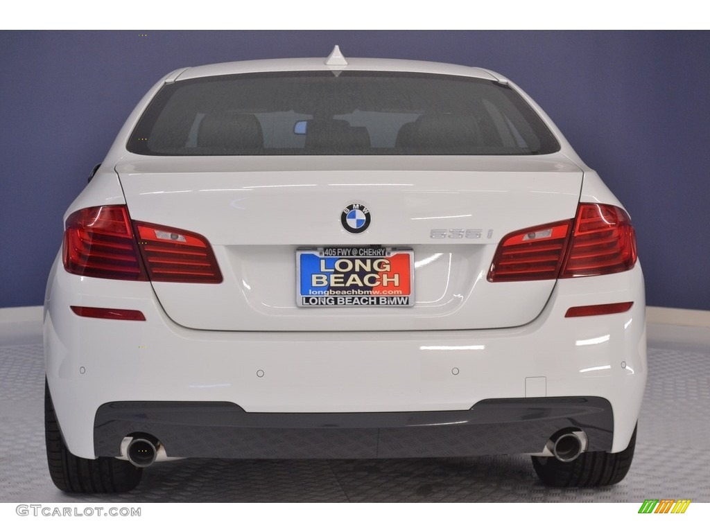 2016 5 Series 535i Sedan - Alpine White / Black photo #5