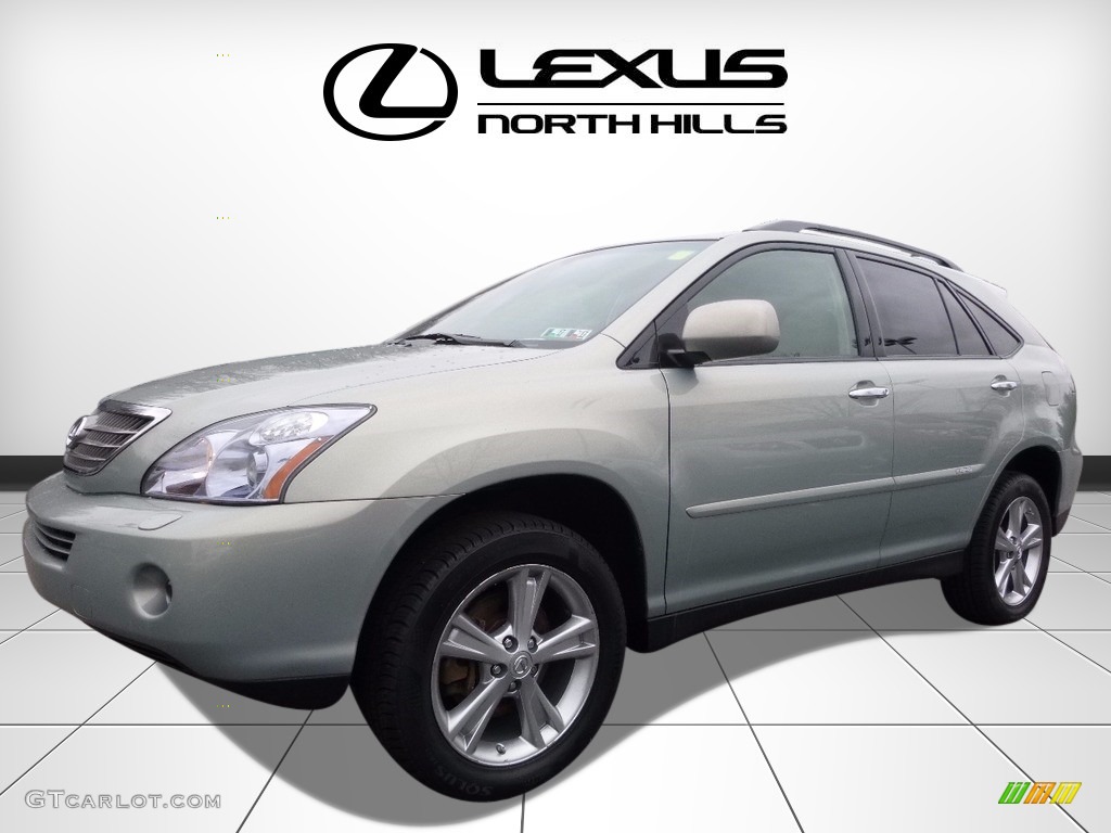 2008 RX 400h AWD Hybrid - Breakwater Blue Metallic / Ivory photo #4