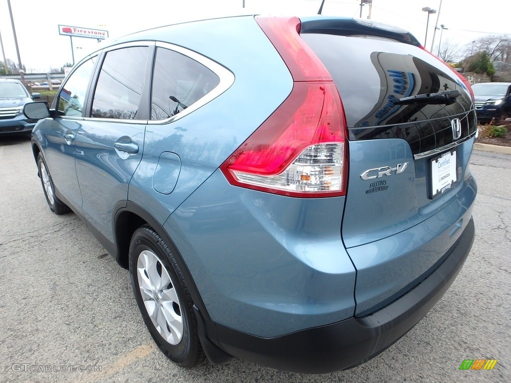 2014 CR-V EX-L AWD - Mountain Air Metallic / Beige photo #3