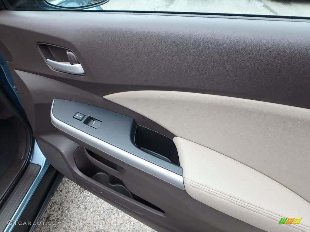 2014 CR-V EX-L AWD - Mountain Air Metallic / Beige photo #12