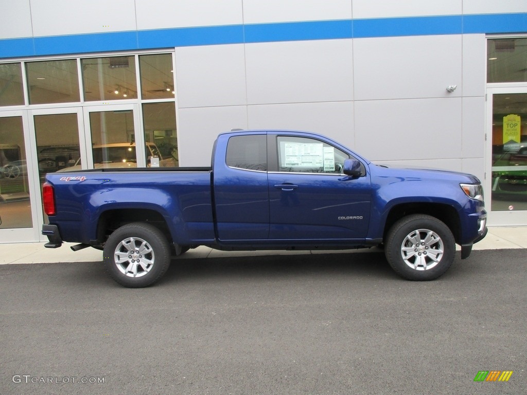 Laser Blue 2016 Chevrolet Colorado LT Extended Cab 4x4 Exterior Photo #111886654