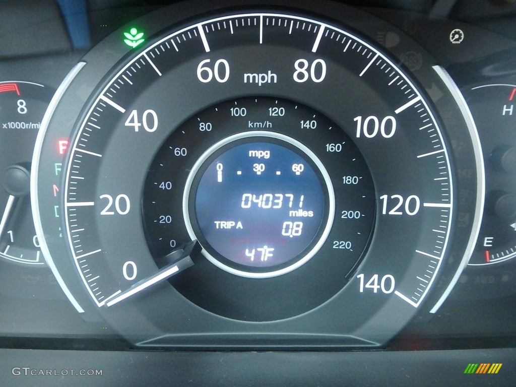 2014 CR-V EX-L AWD - Mountain Air Metallic / Beige photo #24