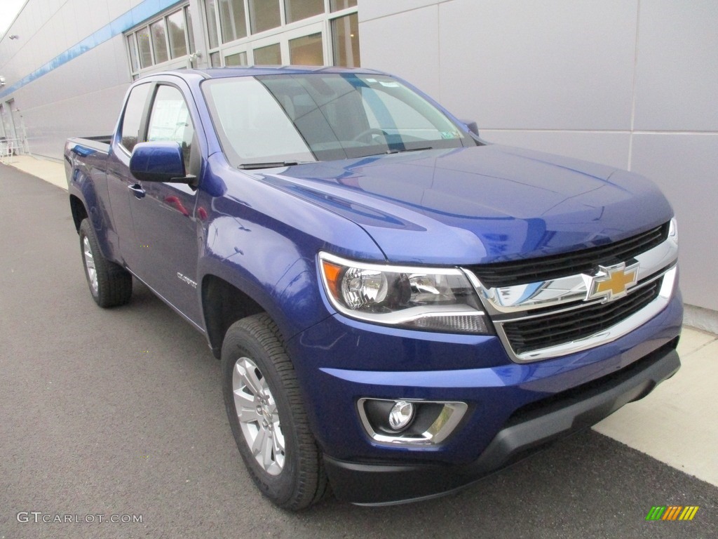 Laser Blue 2016 Chevrolet Colorado LT Extended Cab 4x4 Exterior Photo #111886798