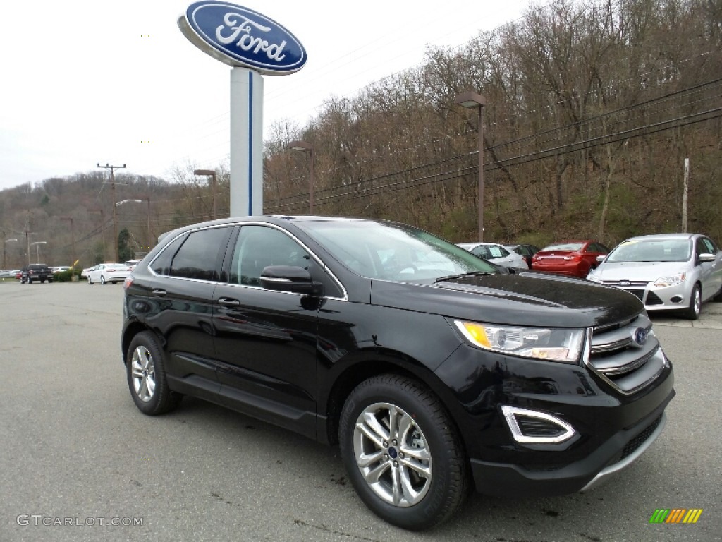 2016 Edge SEL AWD - Shadow Black / Ebony photo #4