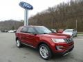 2016 Ruby Red Metallic Tri-Coat Ford Explorer XLT 4WD  photo #5