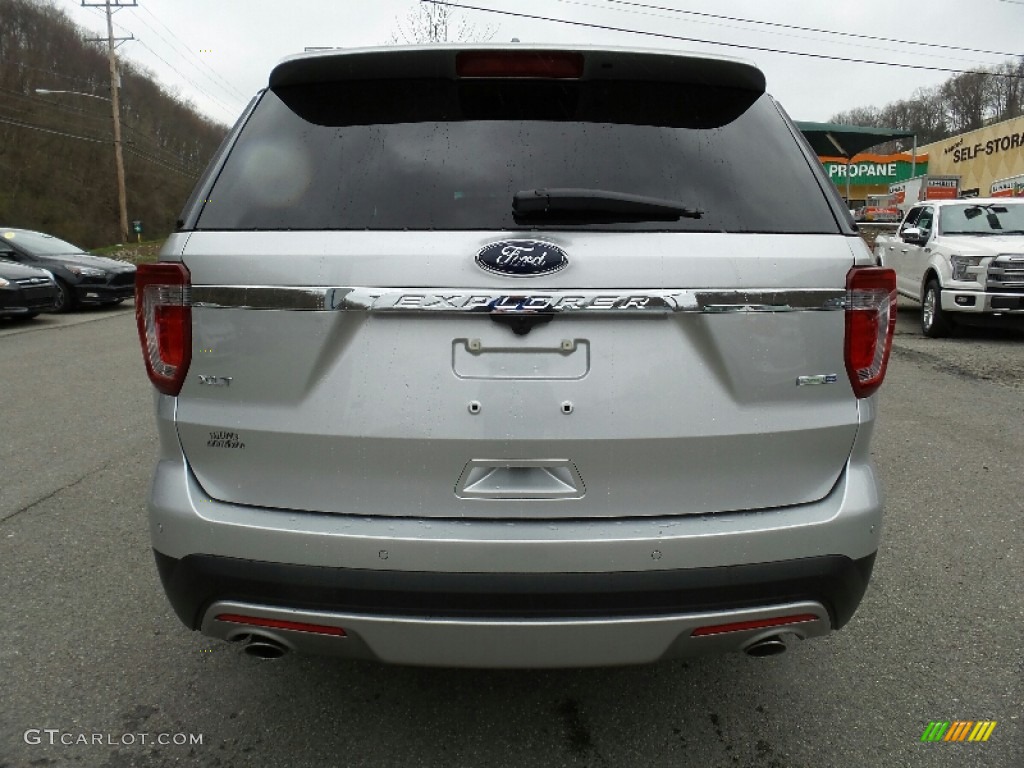 2016 Explorer XLT 4WD - Ingot Silver Metallic / Ebony Black photo #7