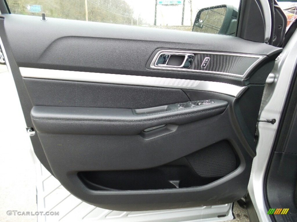 2016 Explorer XLT 4WD - Ingot Silver Metallic / Ebony Black photo #15