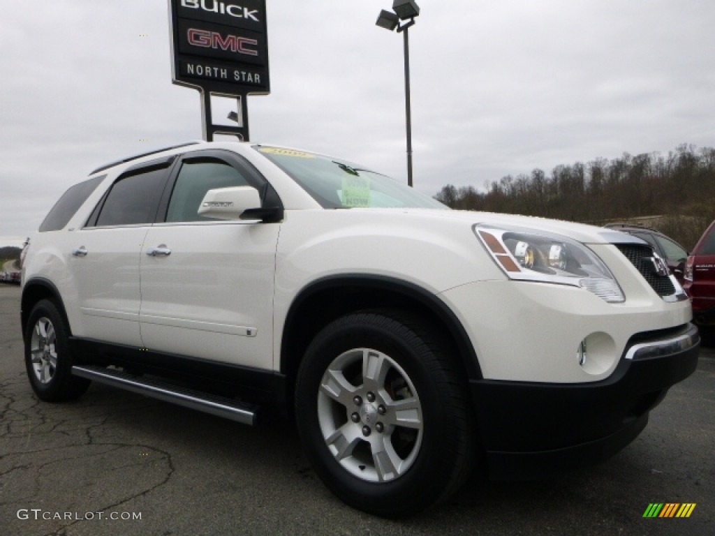 2009 Acadia SLT AWD - Summit White / Ebony photo #9