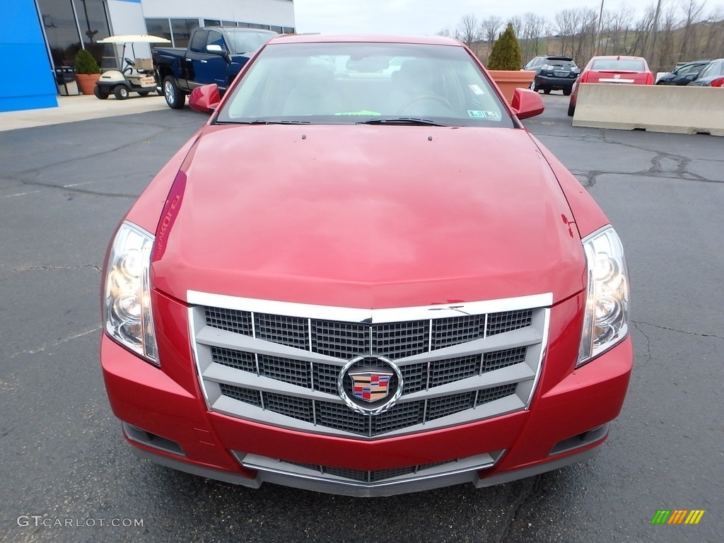 2008 CTS 4 AWD Sedan - Crystal Red / Cashmere/Cocoa photo #12