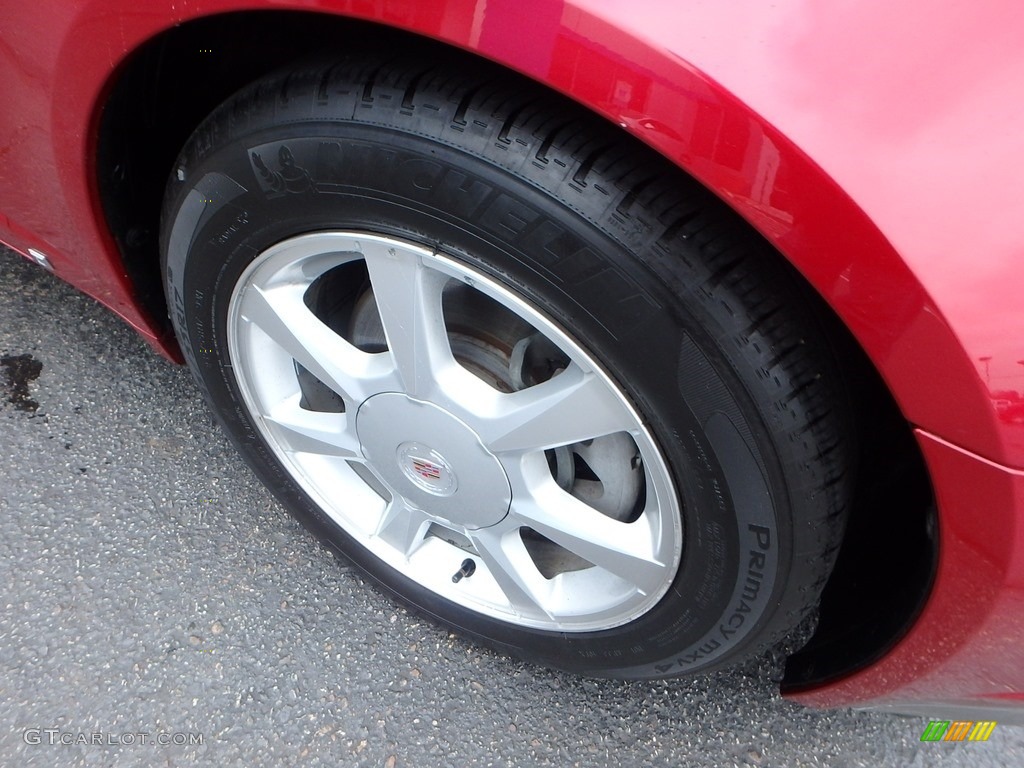 2008 CTS 4 AWD Sedan - Crystal Red / Cashmere/Cocoa photo #13