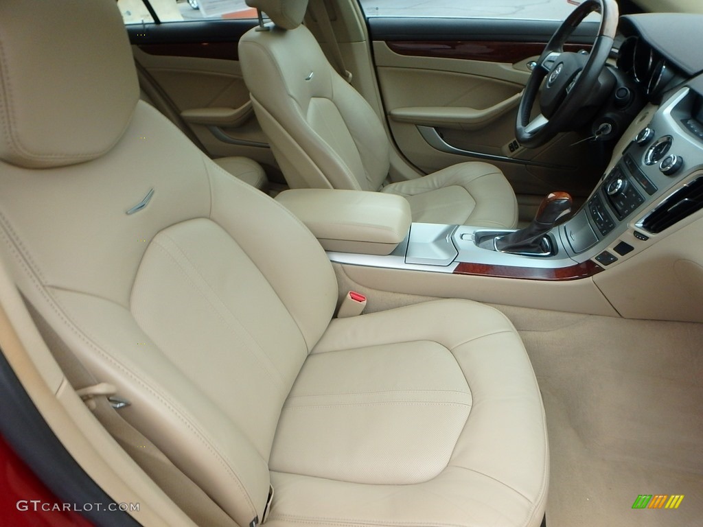 2008 CTS 4 AWD Sedan - Crystal Red / Cashmere/Cocoa photo #14