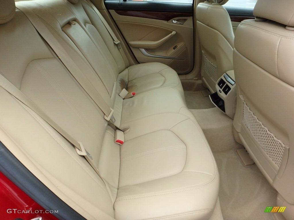 2008 CTS 4 AWD Sedan - Crystal Red / Cashmere/Cocoa photo #19