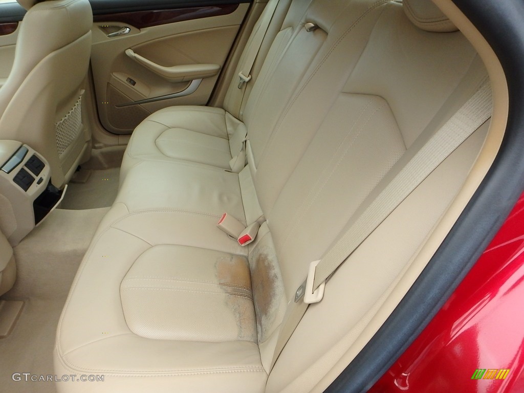 2008 CTS 4 AWD Sedan - Crystal Red / Cashmere/Cocoa photo #21