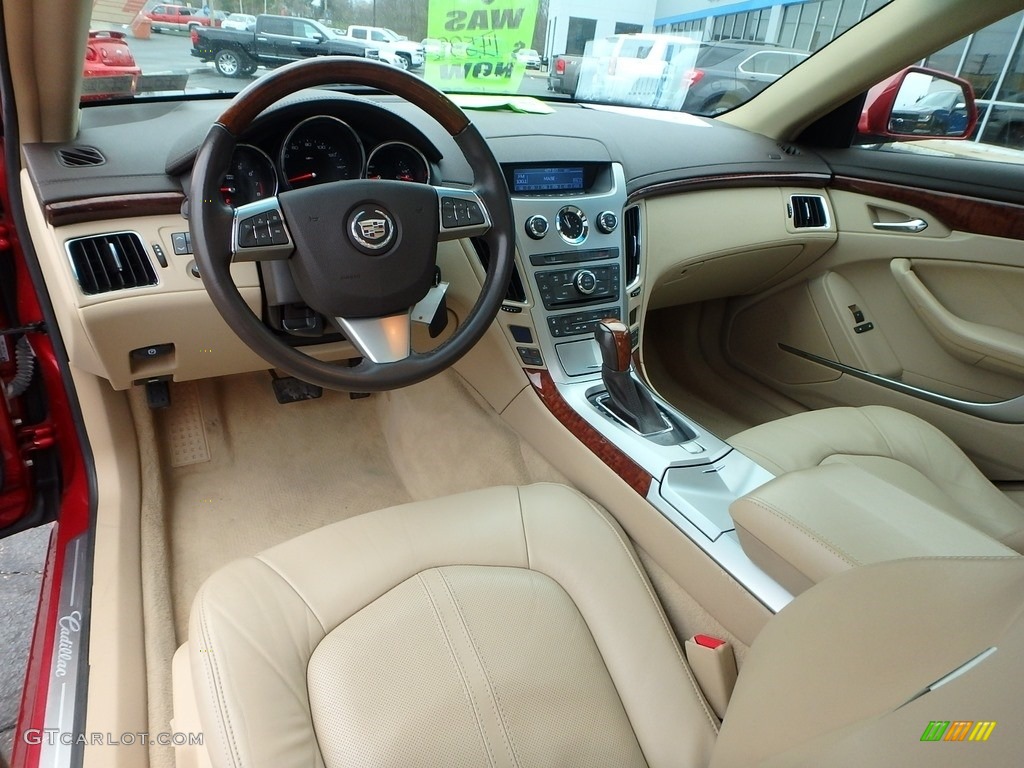 2008 CTS 4 AWD Sedan - Crystal Red / Cashmere/Cocoa photo #22