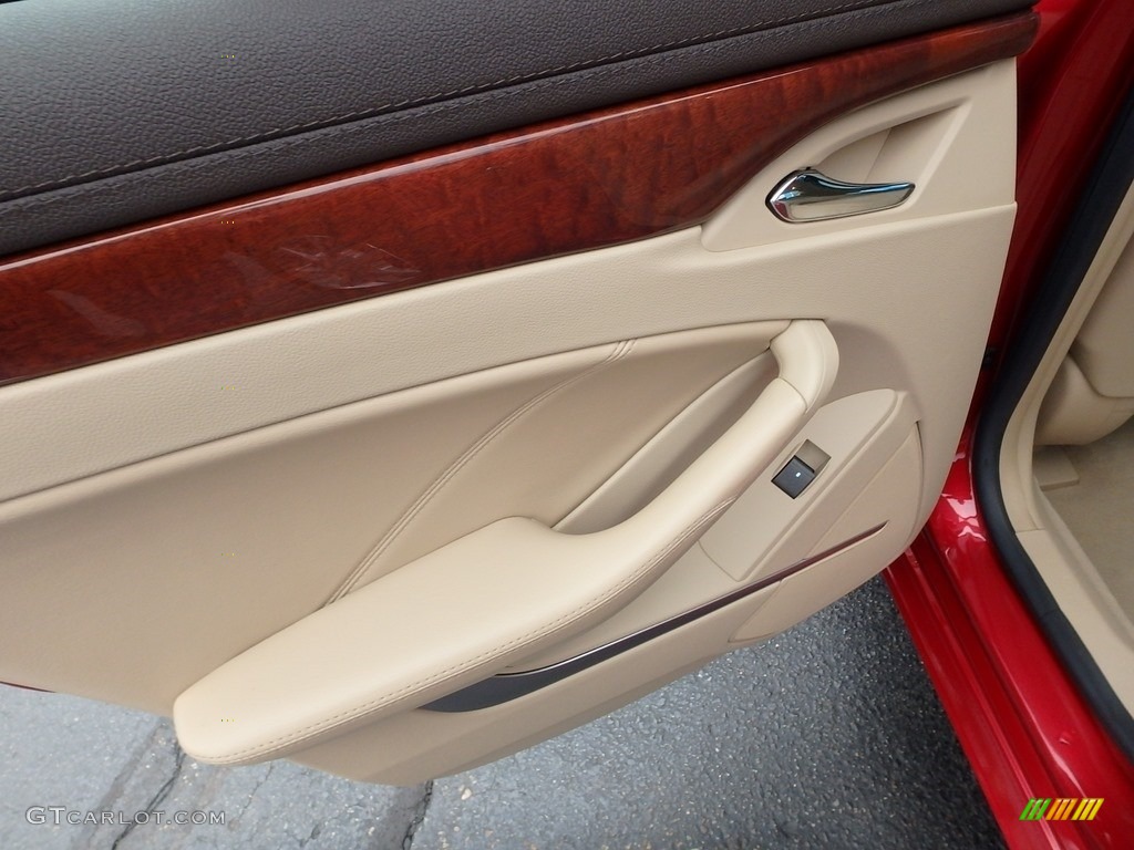 2008 CTS 4 AWD Sedan - Crystal Red / Cashmere/Cocoa photo #23