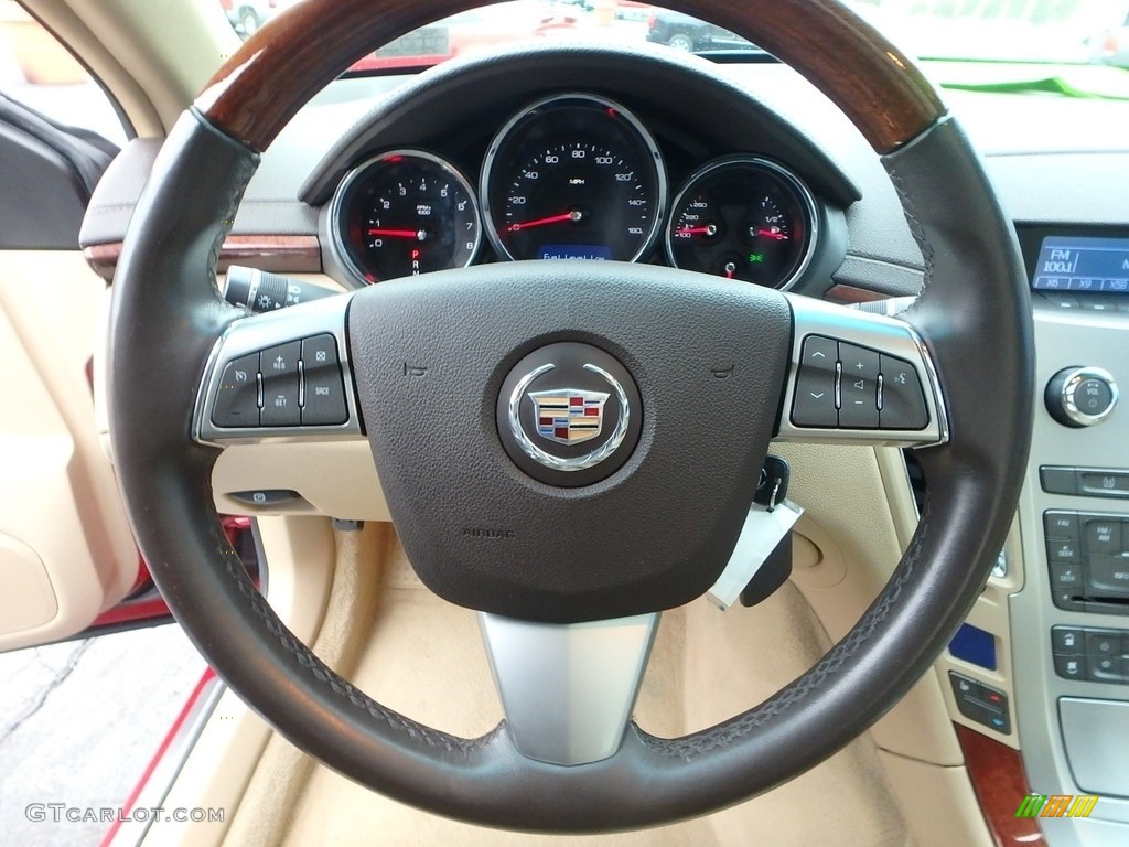 2008 CTS 4 AWD Sedan - Crystal Red / Cashmere/Cocoa photo #27