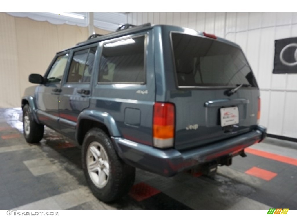 2001 Cherokee Classic 4x4 - Steel Blue Pearl / Agate photo #10