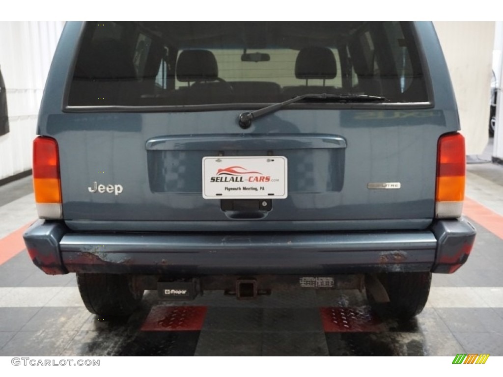 2001 Cherokee Classic 4x4 - Steel Blue Pearl / Agate photo #83