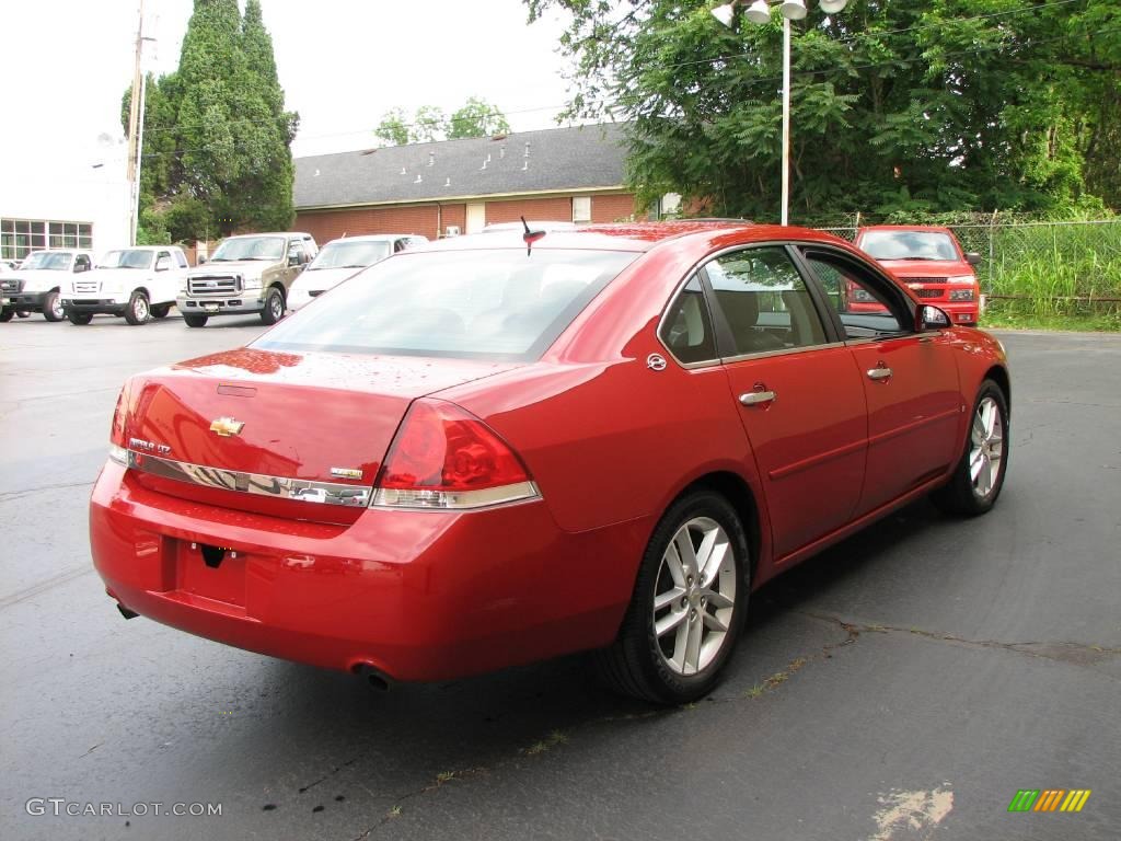 2008 Impala LTZ - Precision Red / Ebony Black photo #5