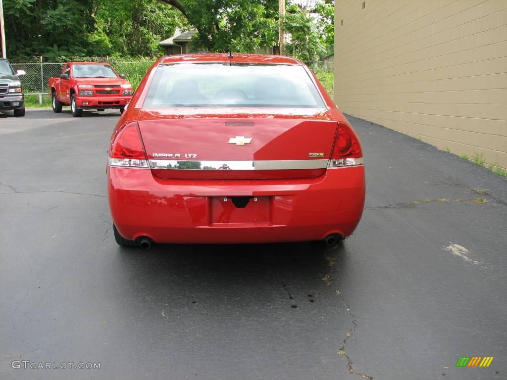 2008 Impala LTZ - Precision Red / Ebony Black photo #6