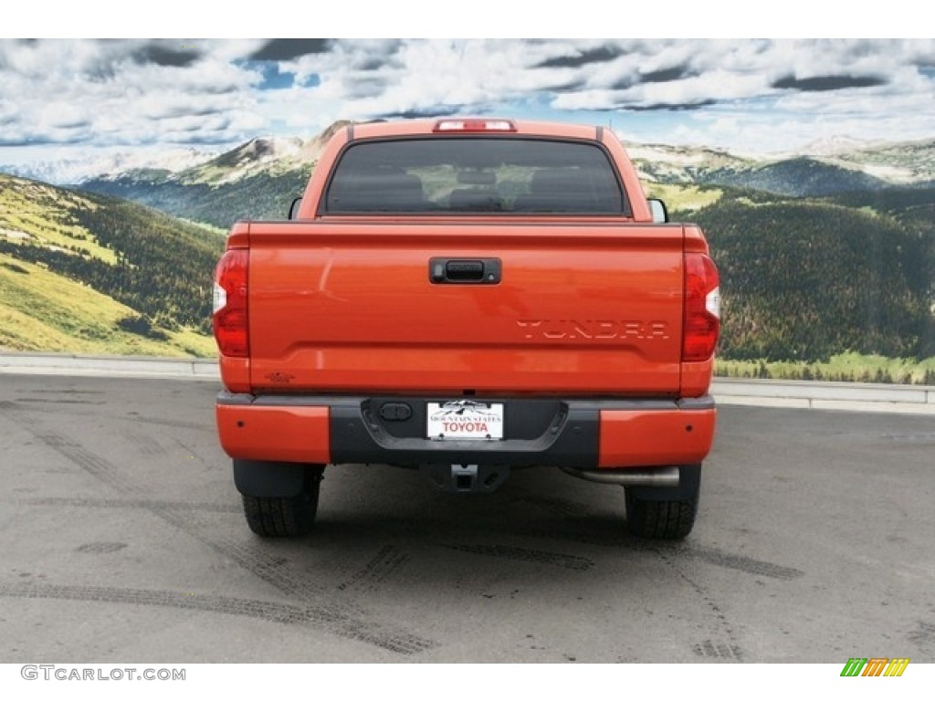 2016 Tundra SR5 CrewMax 4x4 - Inferno Orange / Black photo #4