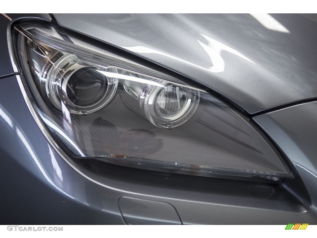 2013 6 Series 640i Coupe - Space Gray Metallic / Black photo #27