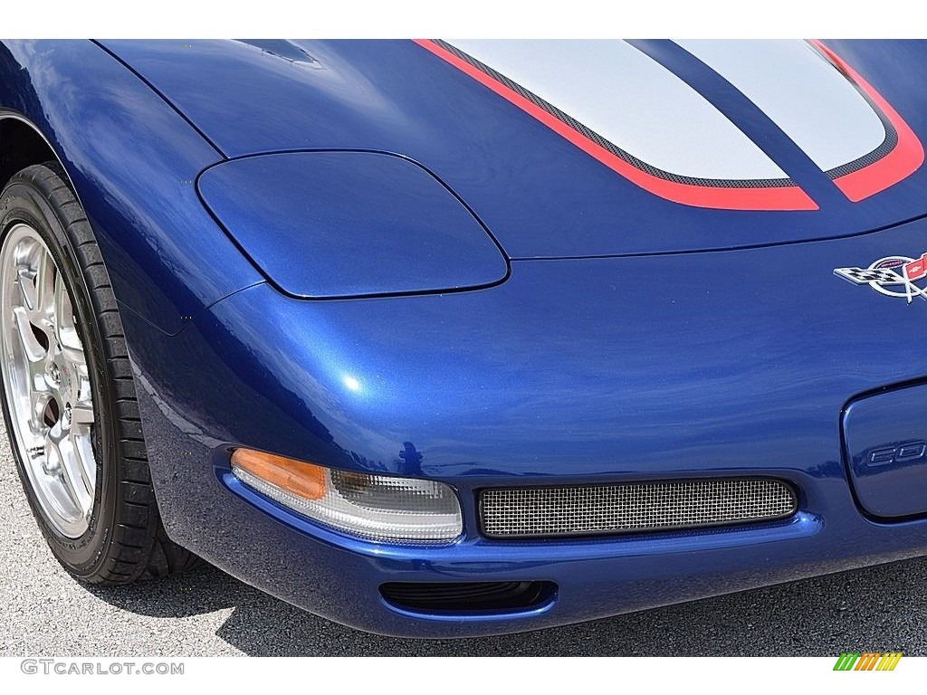 2004 Corvette Z06 - LeMans Blue Metallic / Black photo #14