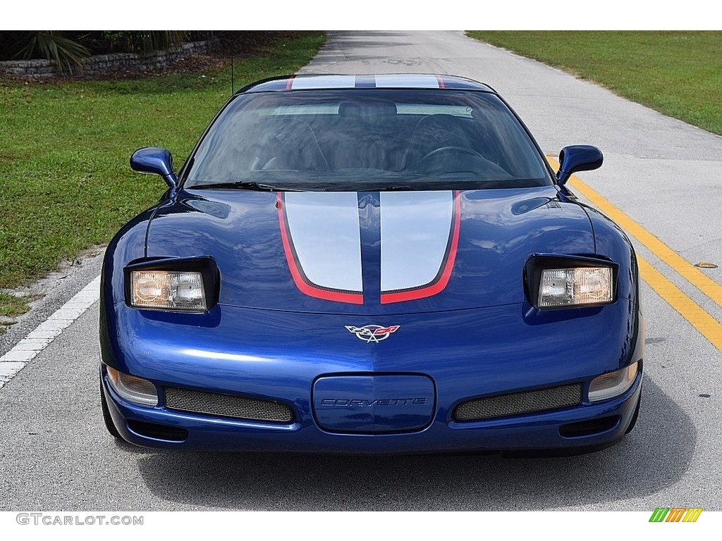2004 Corvette Z06 - LeMans Blue Metallic / Black photo #18